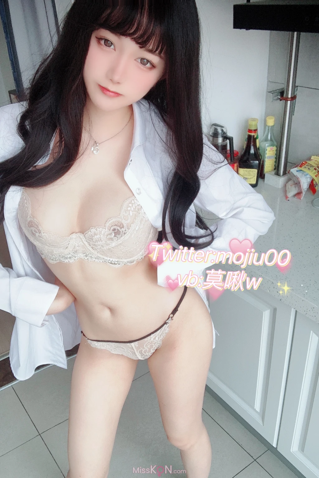 Coser@莫啾w: 露脸定制白衬衫 (46 photos) 8 Coser@莫啾w: 露脸定制白衬衫 (46 photos) 8