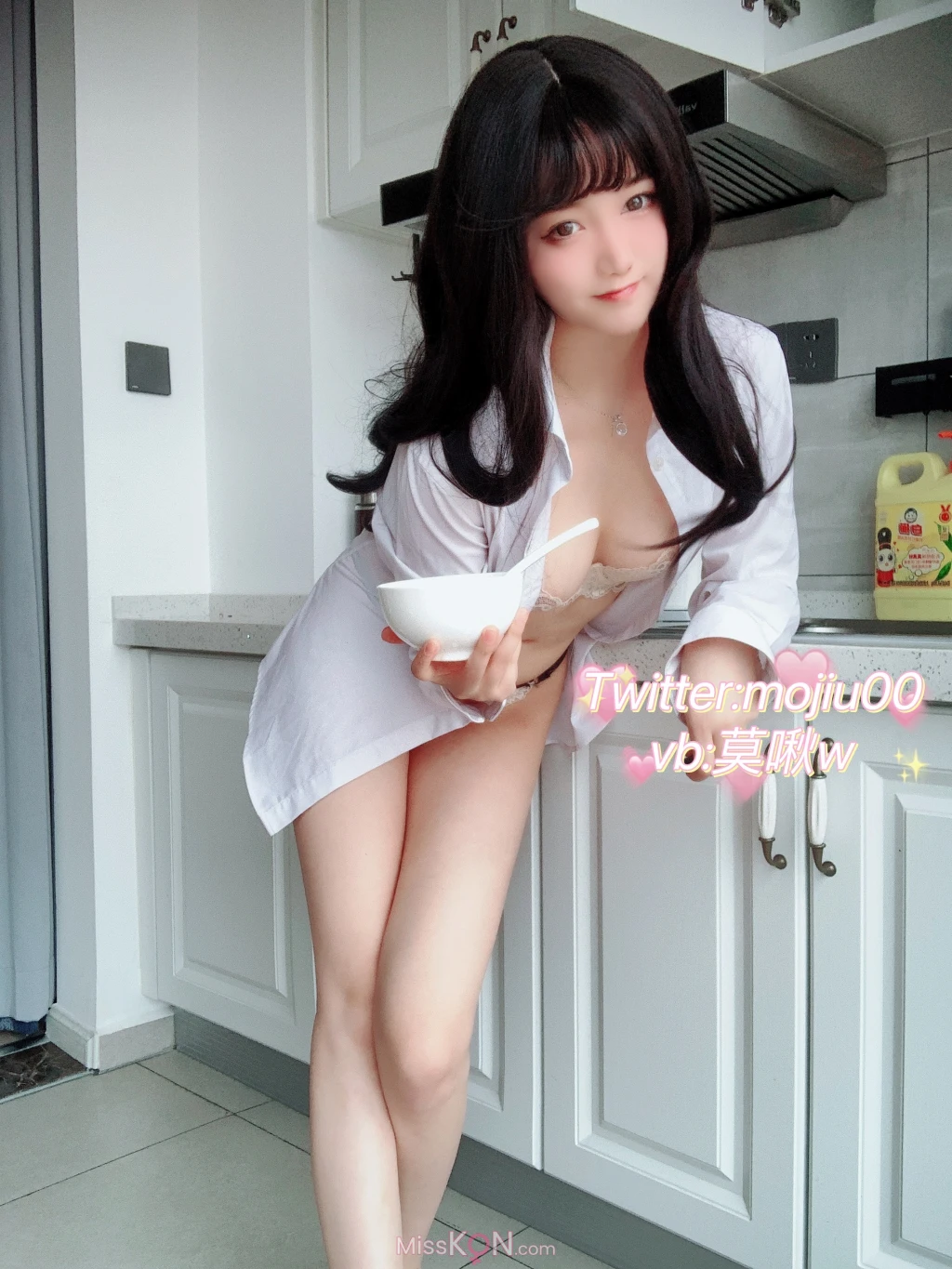 Coser@莫啾w: 露脸定制白衬衫 (46 photos) 18 Coser@莫啾w: 露脸定制白衬衫 (46 photos) 18