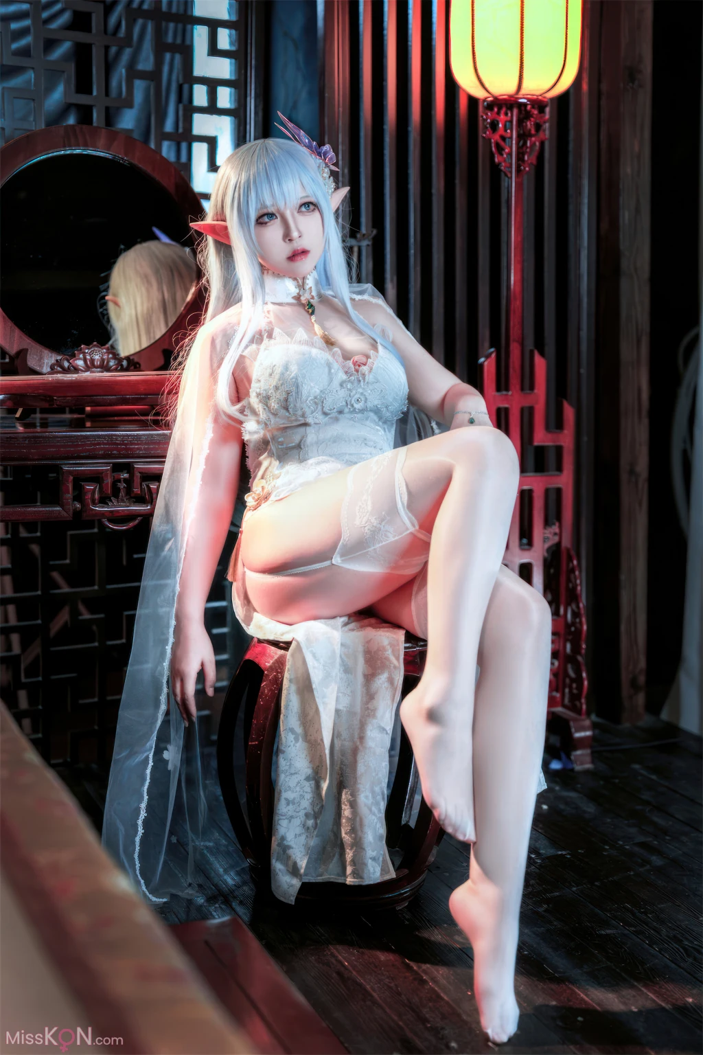 Coser@半半子: 碧蓝航线 阿尔比恩旗袍 (47 photos ) 