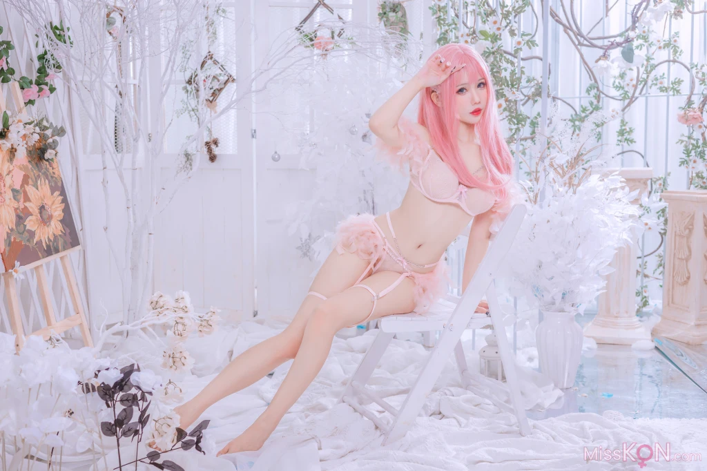 Coser@仙女月: 粉色内衣 (50 photos) 0 Coser@仙女月: 粉色内衣 (50 photos) 0