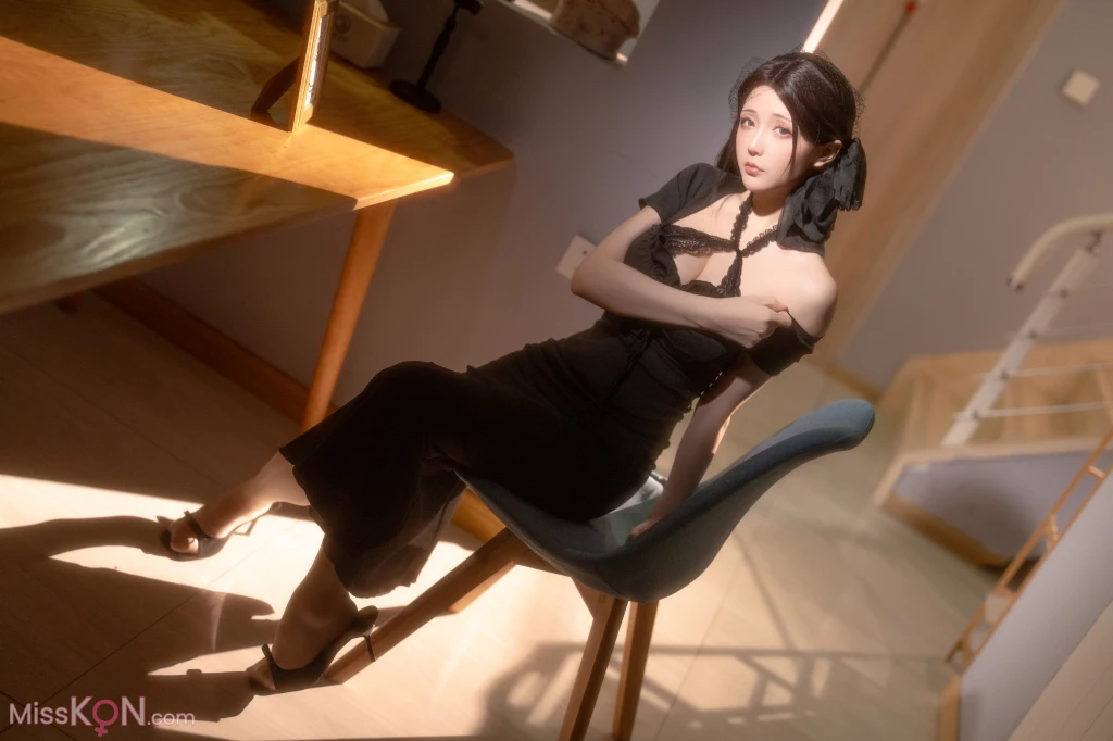 Coser@星之迟迟Hoshilily: 2024年08月计划G 同事的未亡人太太 (117 photos ) 