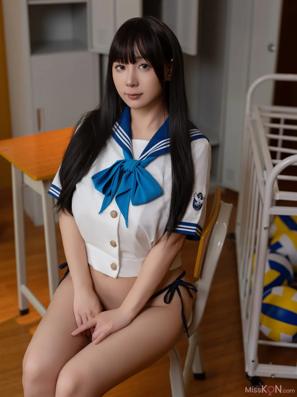 Coser@浅安安: 放课后 (77 photos) 
