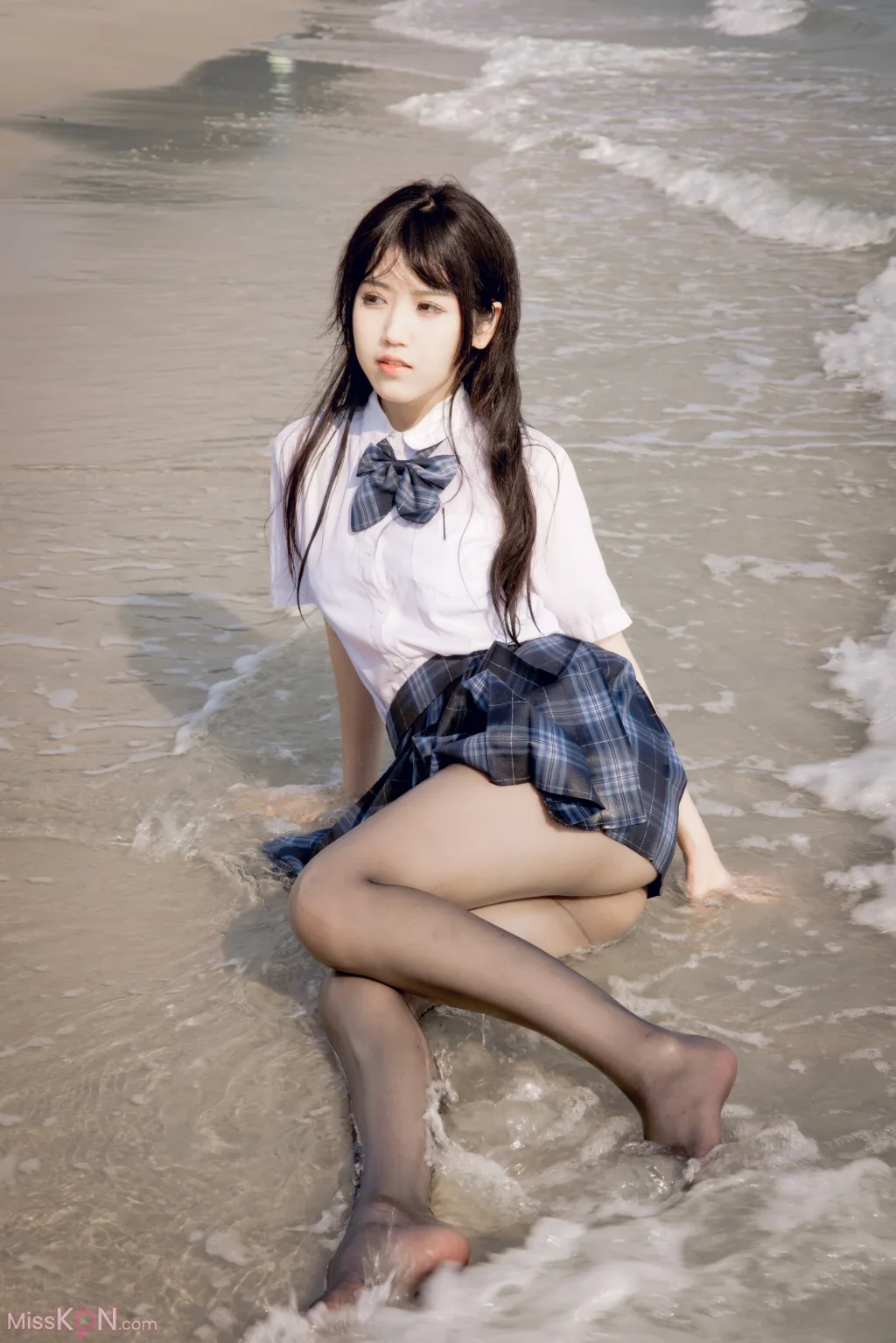 Coser@不呆猫: 泳衣JK学妹 (59 photos ) 2 Coser@不呆猫: 泳衣JK学妹 (59 photos ) 2