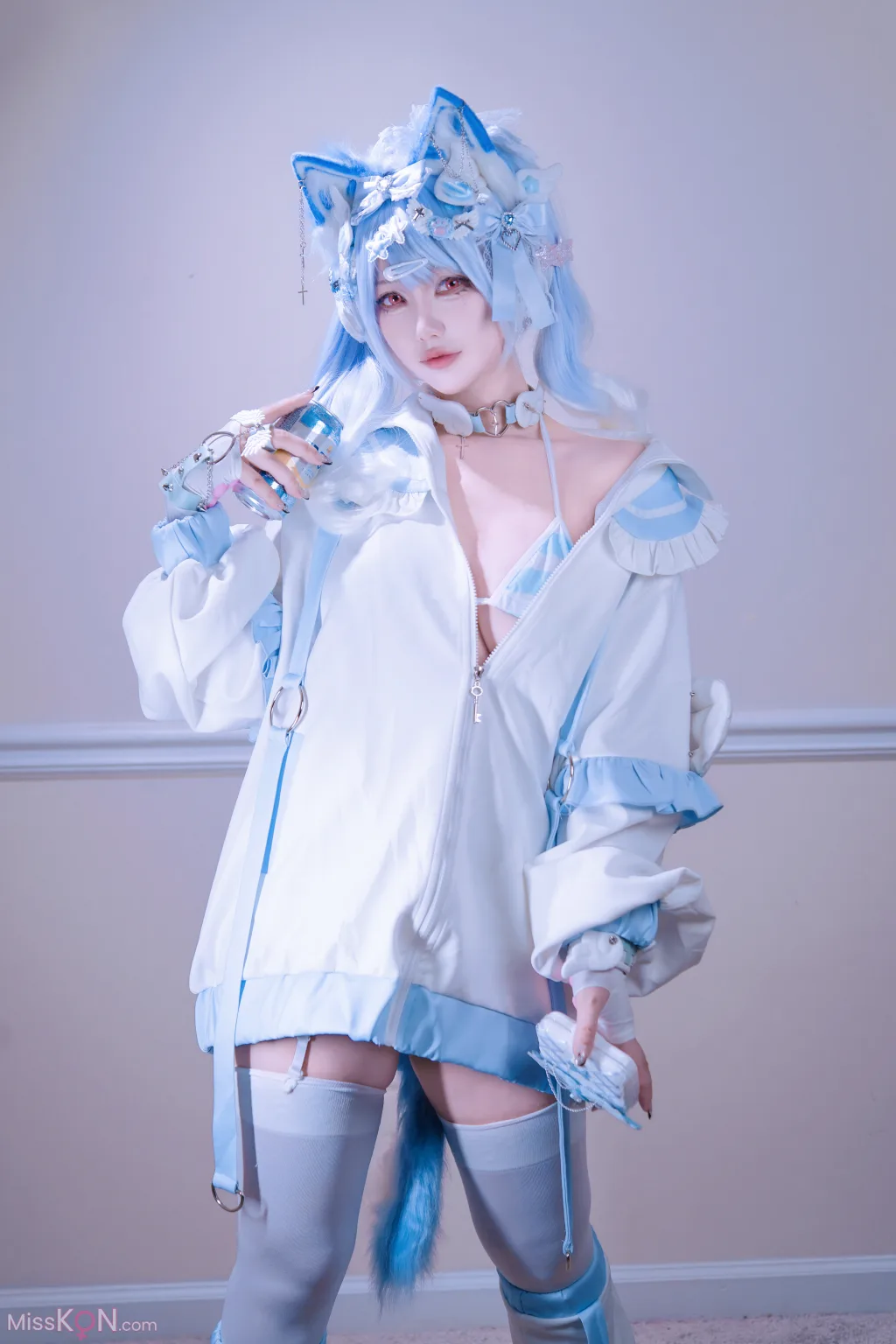 Coser@狐洛洛子: 水色猫猫头 (40 photos) 