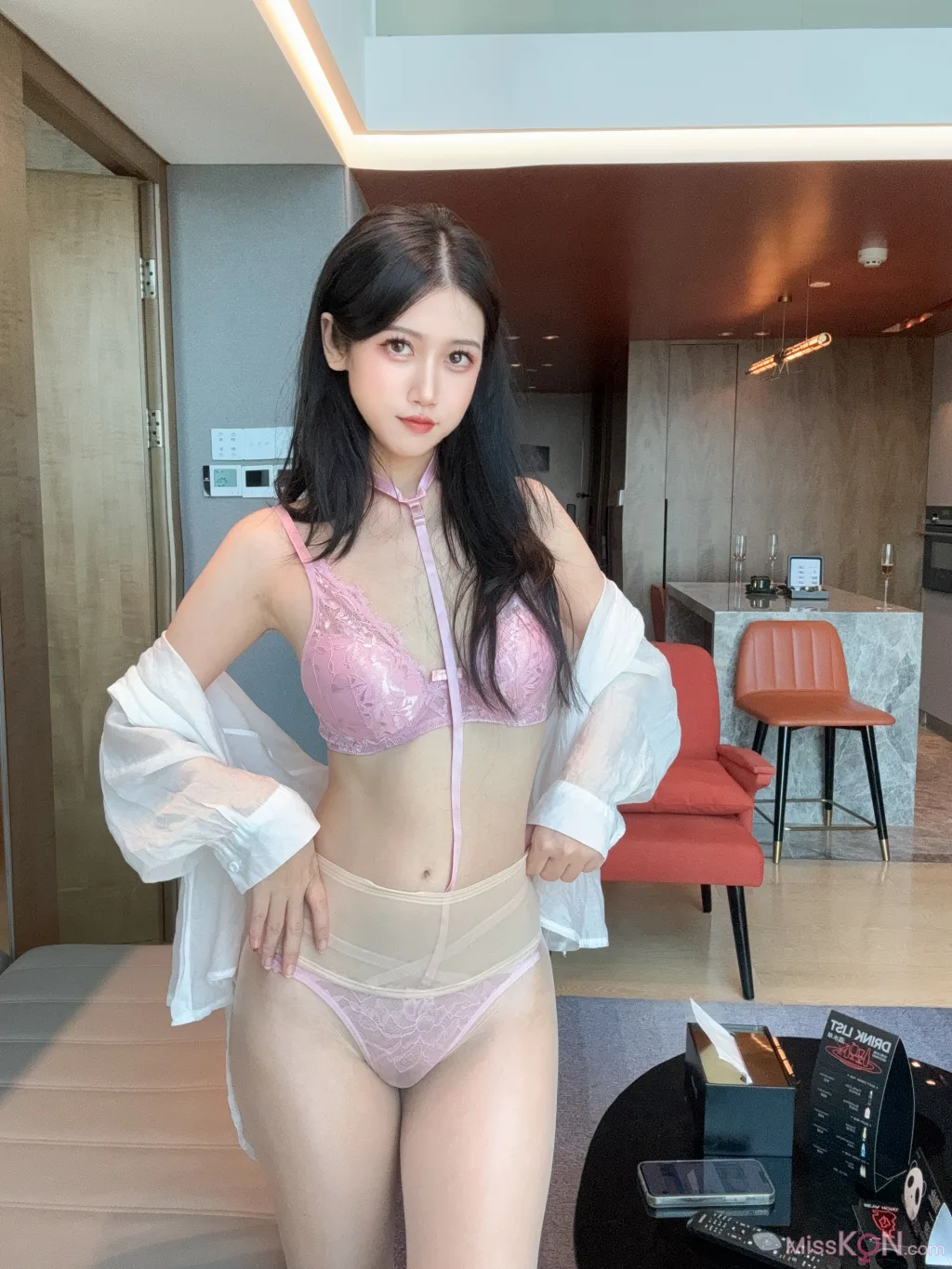 Coser@不呆猫: 粉色衬衣女友 (66 photos ) 5 Coser@不呆猫: 粉色衬衣女友 (66 photos ) 5