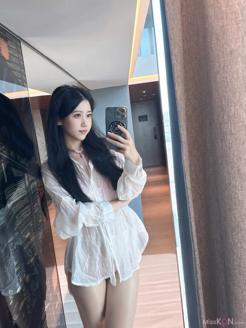 Coser@不呆猫: 粉色衬衣女友 (66 photos ) 14 Coser@不呆猫: 粉色衬衣女友 (66 photos ) 14