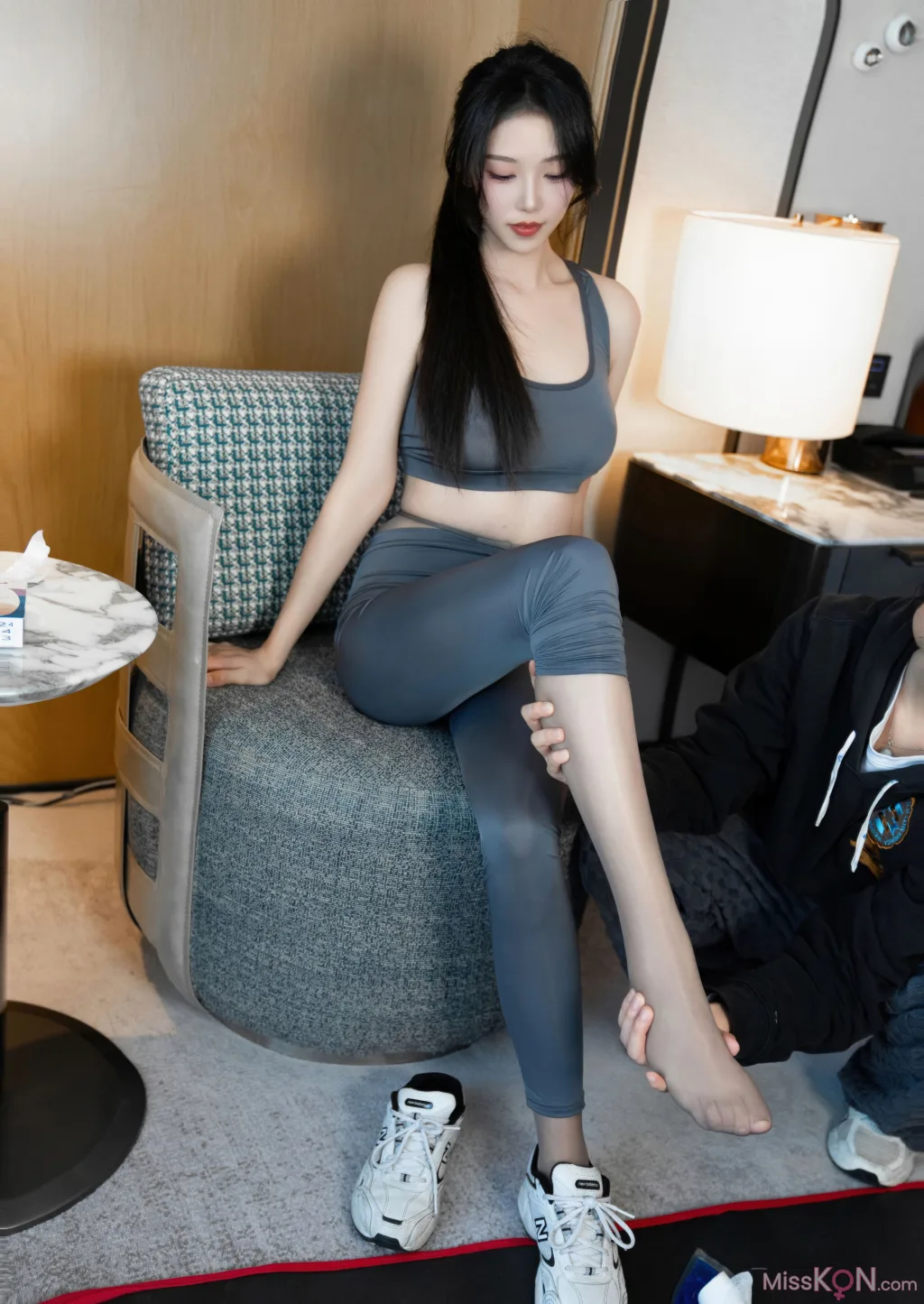 Coser@抖娘-利世: 灰色瑜伽服 (105 photos) 15 Coser@抖娘-利世: 灰色瑜伽服 (105 photos) 15