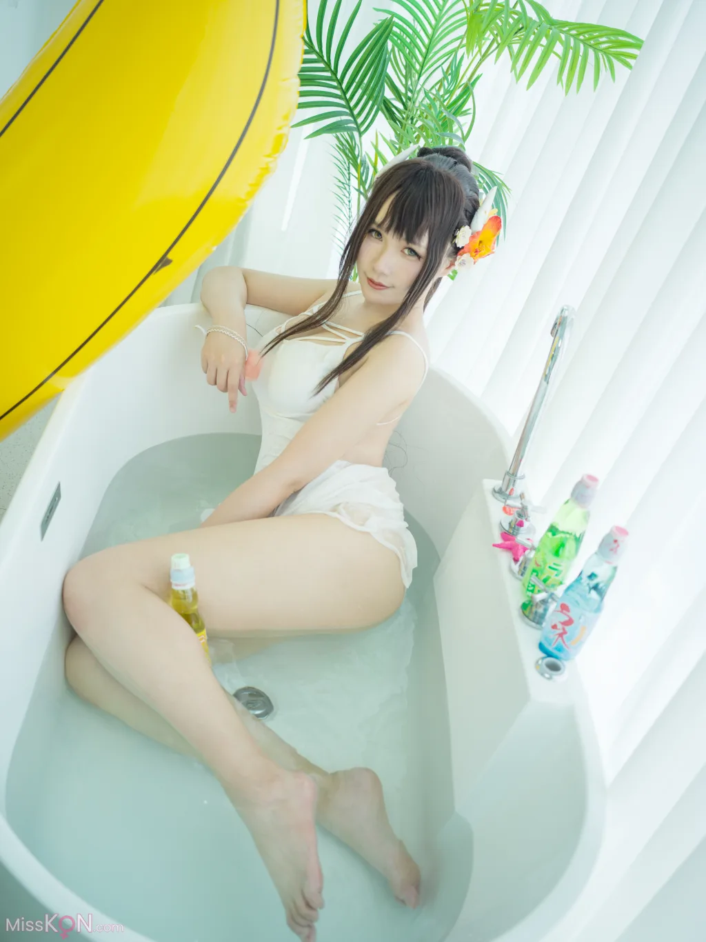 Coser@麻花麻花酱: 比睿泳装 (30 photos) 