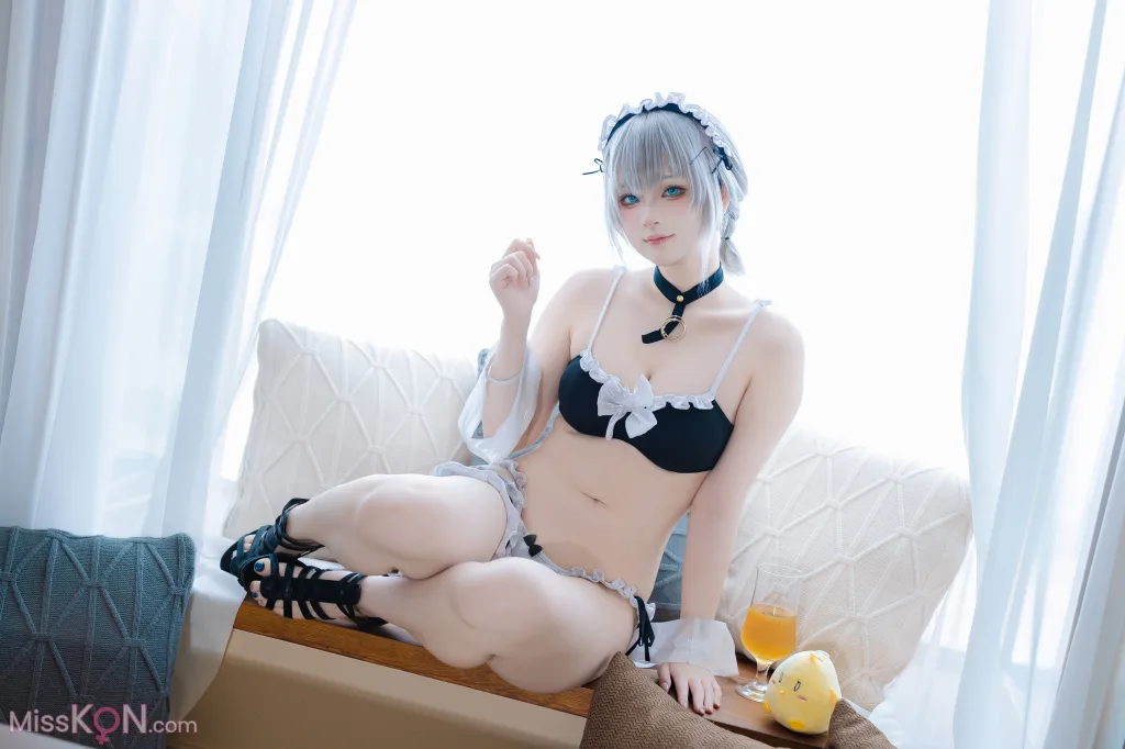 Coser@屿鱼: 碧蓝航线 曼彻斯特 泳装 (50 photos) 
