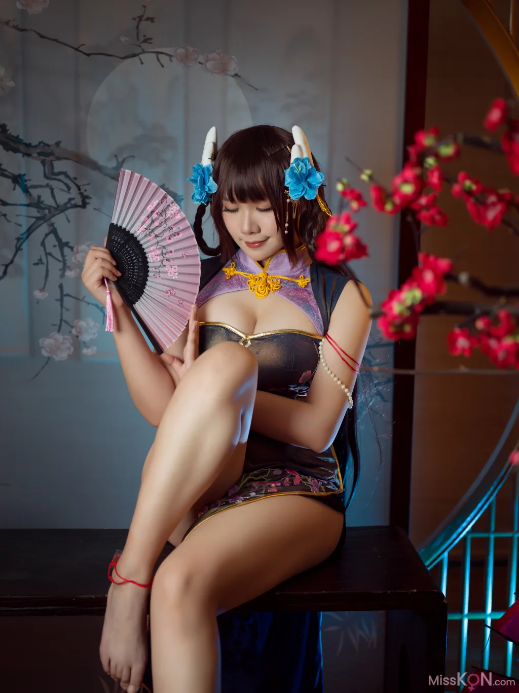 Coser@麻花麻花酱: 比睿旗袍 (31 photos) 5 Coser@麻花麻花酱: 比睿旗袍 (31 photos) 5