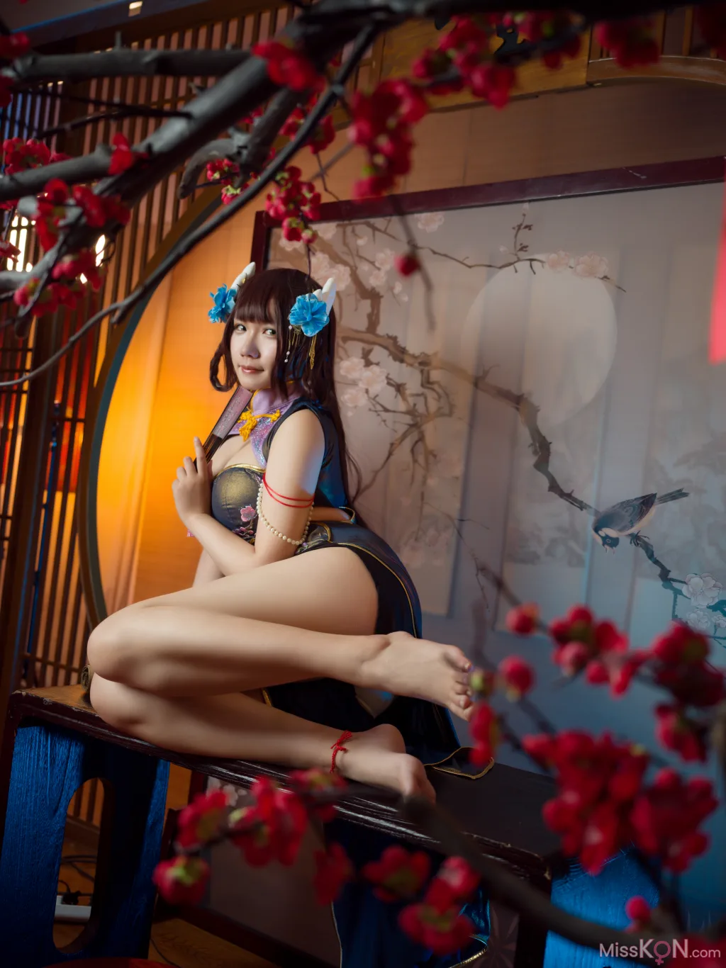 Coser@麻花麻花酱: 比睿旗袍 (31 photos) 18 Coser@麻花麻花酱: 比睿旗袍 (31 photos) 18
