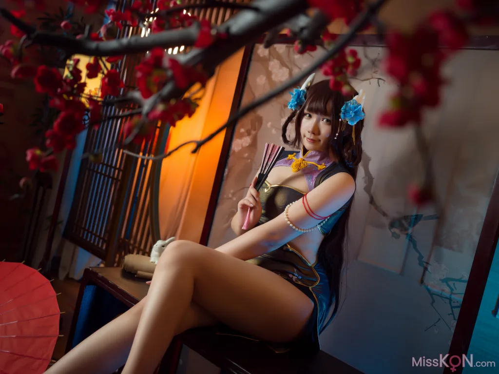 Coser@麻花麻花酱: 比睿旗袍 (31 photos) 16 Coser@麻花麻花酱: 比睿旗袍 (31 photos) 16