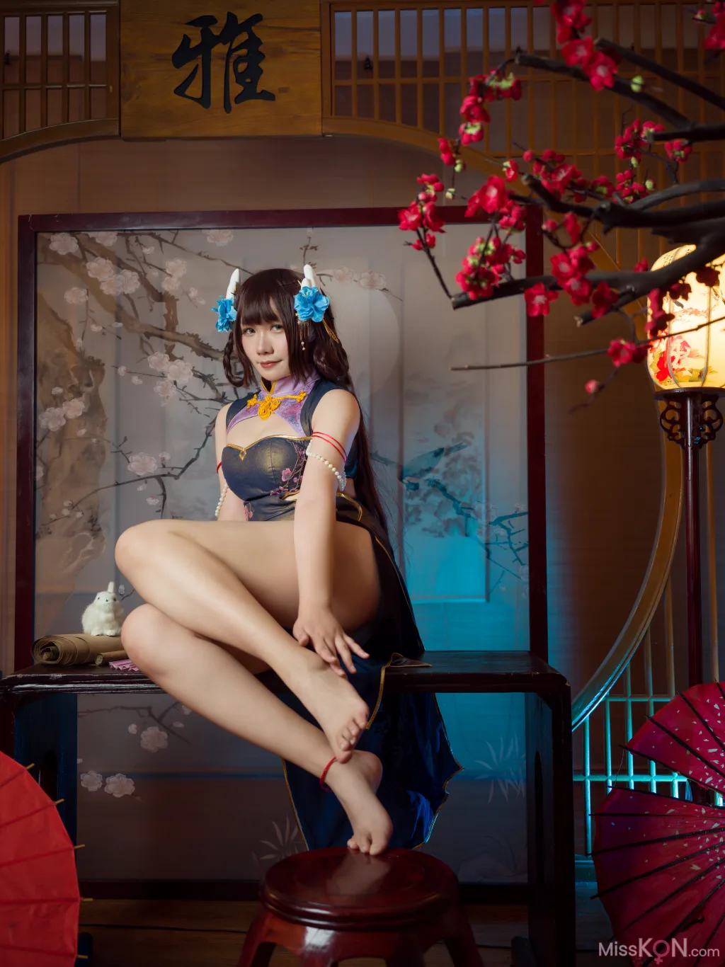 Coser@麻花麻花酱: 比睿旗袍 (31 photos) 14 Coser@麻花麻花酱: 比睿旗袍 (31 photos) 14