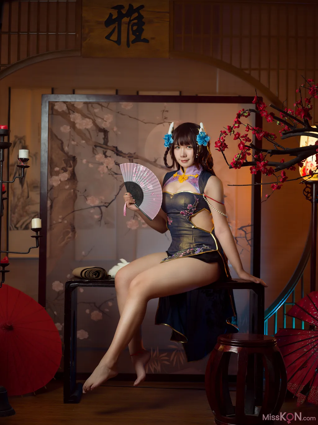 Coser@麻花麻花酱: 比睿旗袍+泳装 (61 photos) 2 Coser@麻花麻花酱: 比睿旗袍+泳装 (61 photos) 2