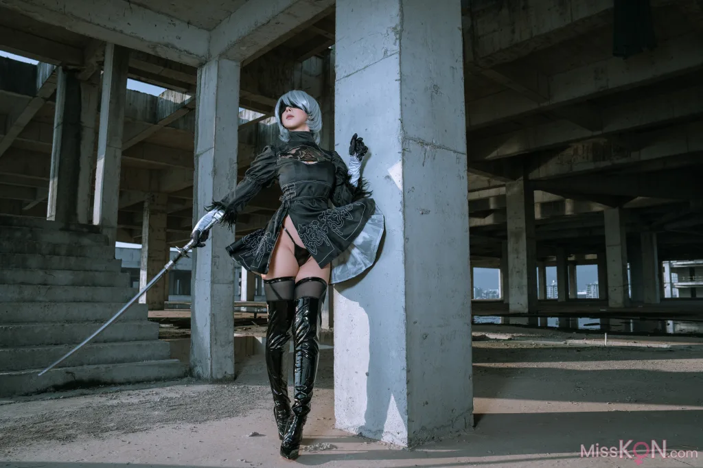 Coser@云溪溪 (Yunx1x1) & 奶桃: 2B本 YoRHa No.2 Type B 下 (195 photos) 7 Coser@云溪溪 (Yunx1x1) & 奶桃: 2B本 YoRHa No.2 Type B 下 (195 photos) 7