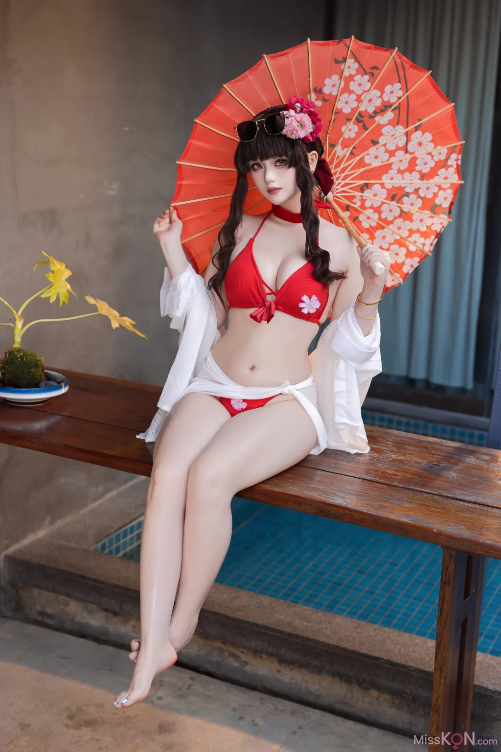 Coser@屿鱼: 樱花泳装 (80 photos) 6 Coser@屿鱼: 樱花泳装 (80 photos) 6