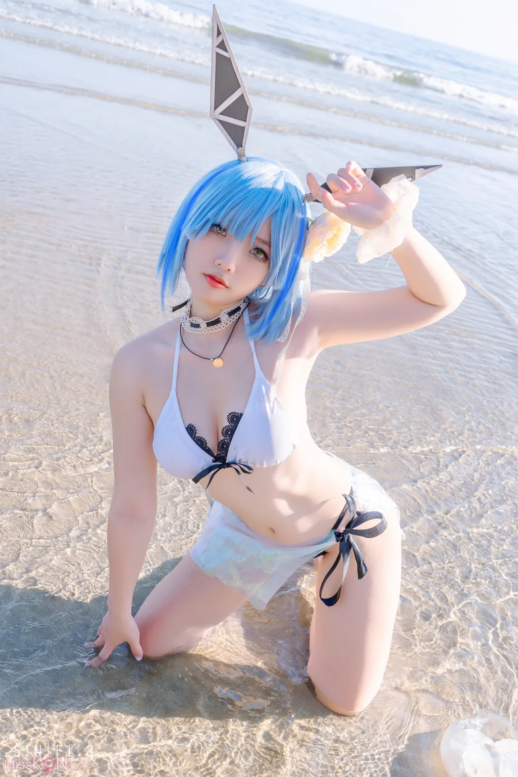 Coser@Messie Huang: Gascogne Swimsuit (20 photos) 