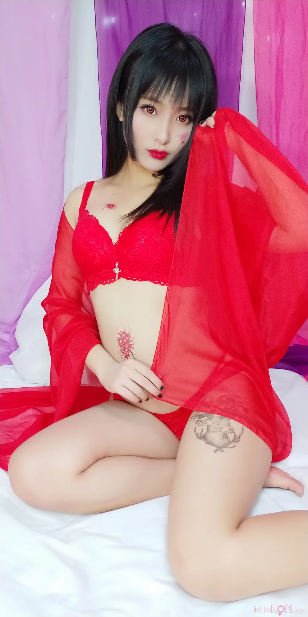 Coser@洛璃LoLiSAMA: 红女妖 (93 photos ) 9 Coser@洛璃LoLiSAMA: 红女妖 (93 photos ) 9