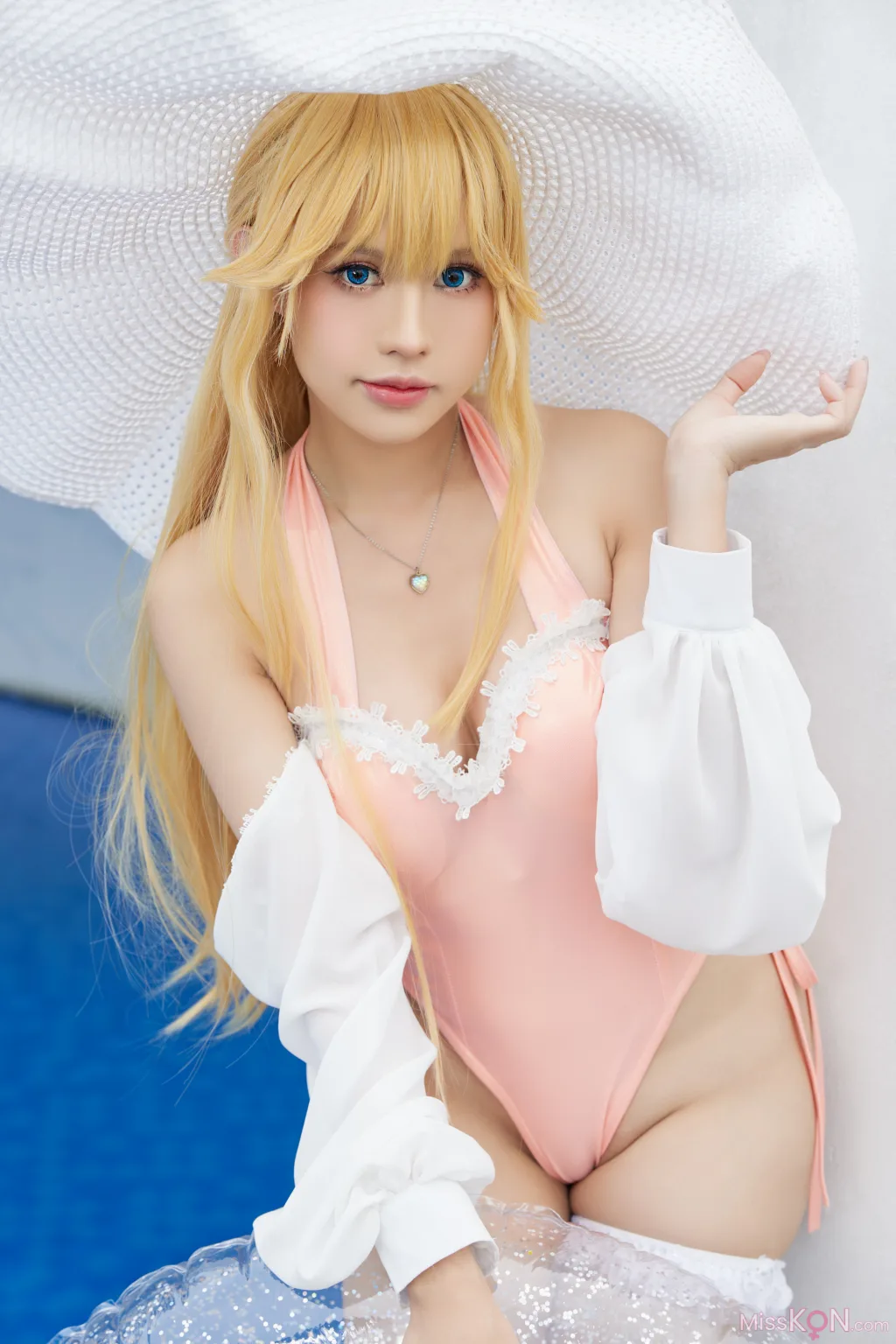 Coser@PingPing: Richelieu Swimsuit (16 photos) 