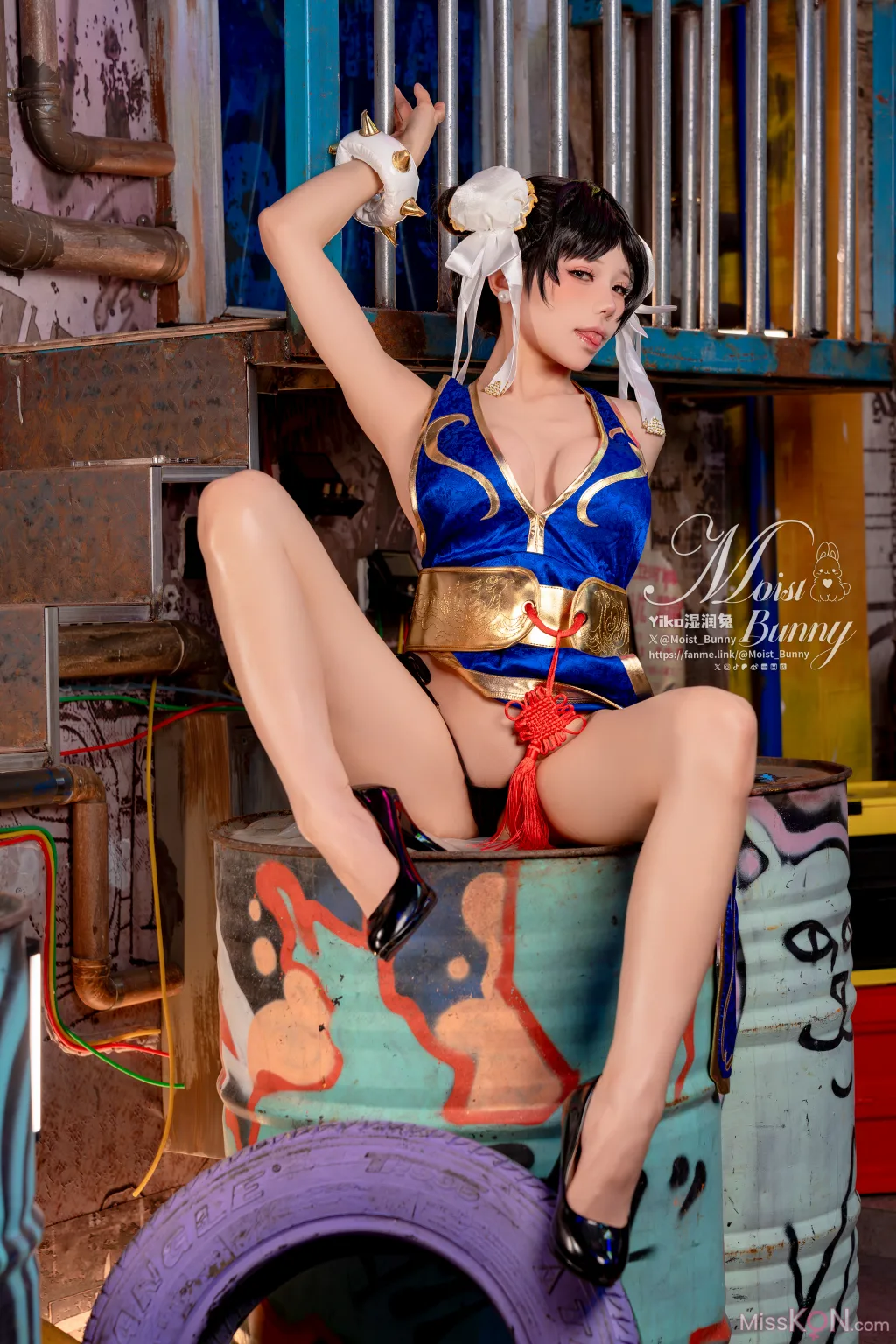 Coser@黏黏团子兔: 2月作品『街霸-春丽』桃花旗袍 (86 photos ) 7 Coser@黏黏团子兔: 2月作品『街霸-春丽』桃花旗袍 (86 photos ) 7
