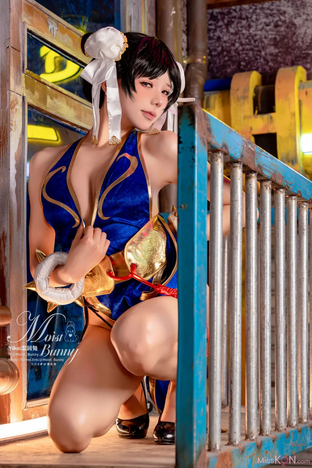 Coser@黏黏团子兔: 2月作品『街霸-春丽』桃花旗袍 (86 photos ) 6 Coser@黏黏团子兔: 2月作品『街霸-春丽』桃花旗袍 (86 photos ) 6