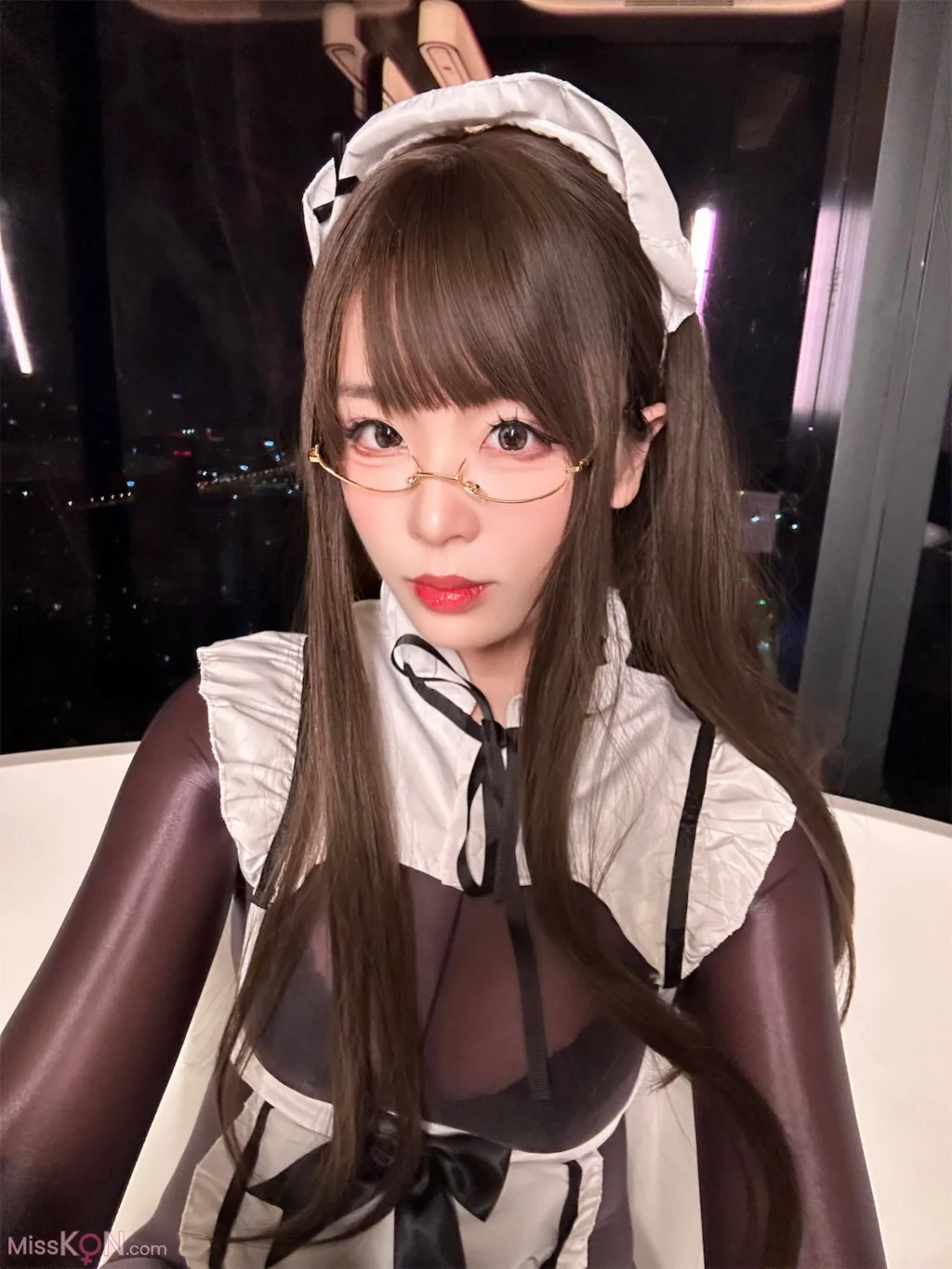 Coser@轩萧学姐: 连体丝女仆 (90 photos) 19 Coser@轩萧学姐: 连体丝女仆 (90 photos) 19