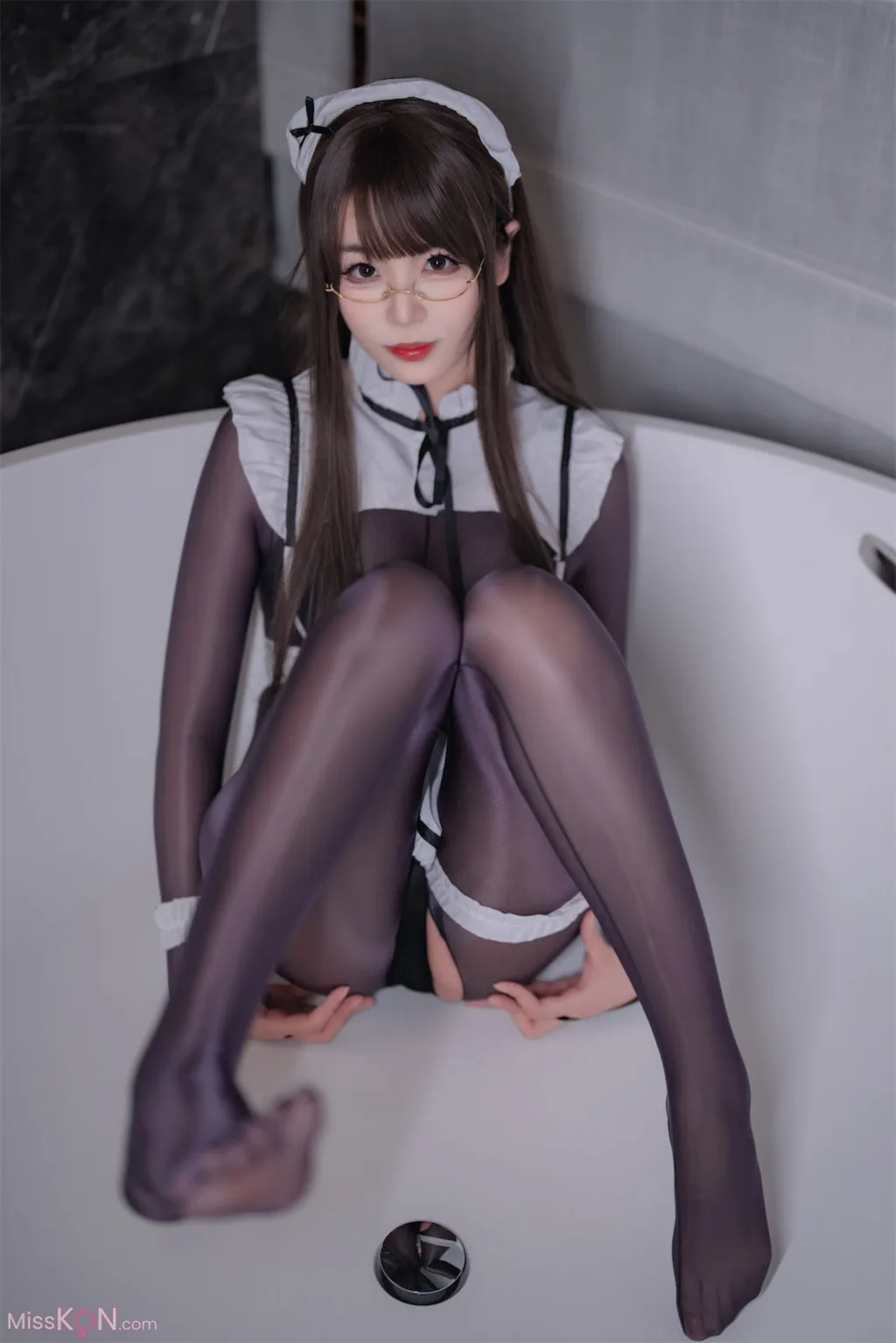 Coser@轩萧学姐: 连体丝女仆 (90 photos) 7 Coser@轩萧学姐: 连体丝女仆 (90 photos) 7