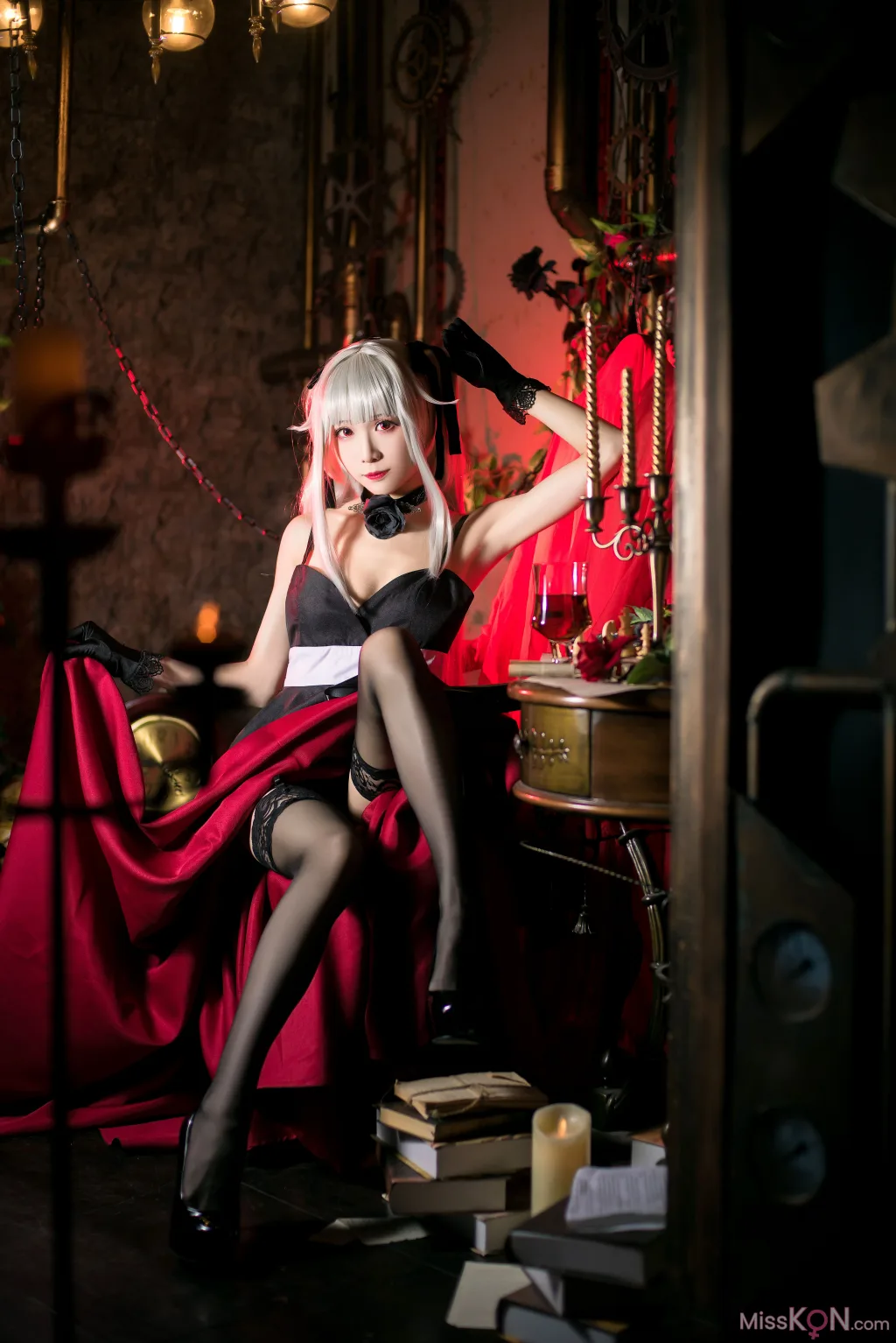 Coser@Tomoyo酱: 雾枝礼服&水着 (30 photos) 