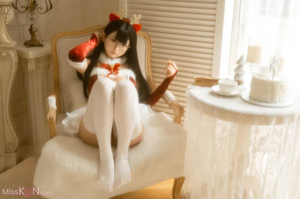 Coser@幼水铃衣: 圣诞小鹿 (80 photos) 