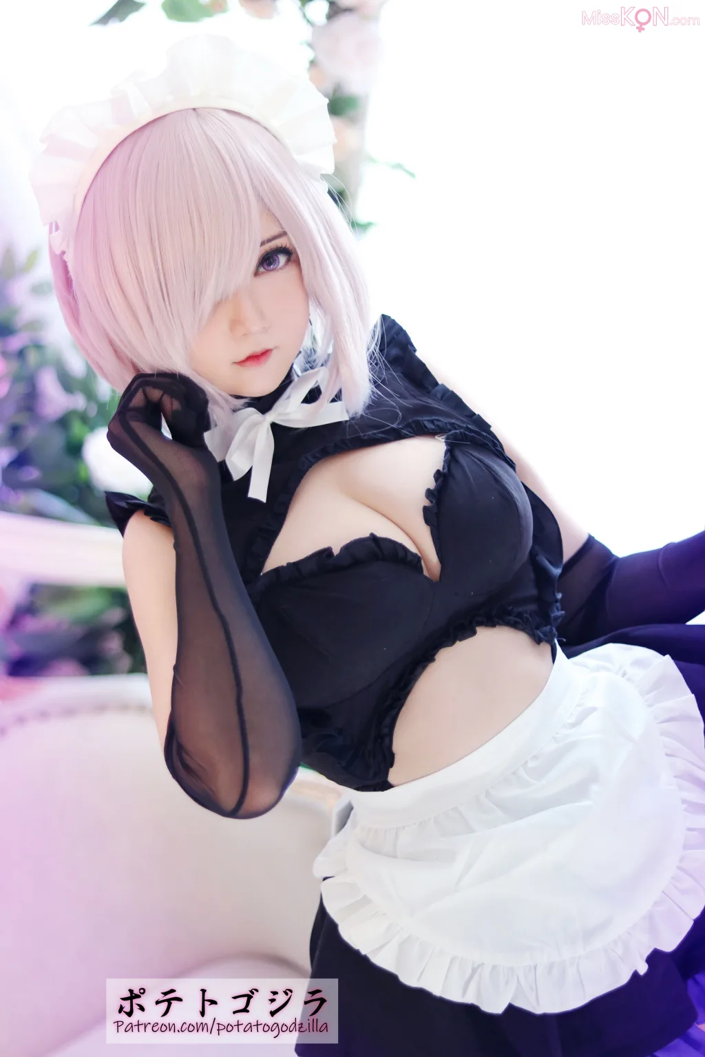 Coser@Potato Godzilla: Mashu Maid (49 photos) 