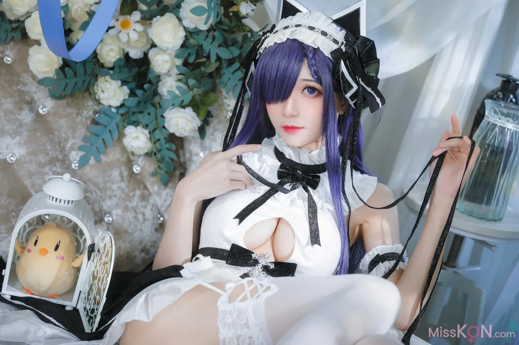 Coser@Tomoyo酱: 碧蓝 奥古斯特女仆 (27 photos) 