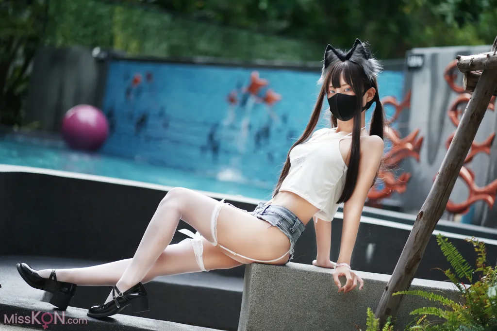 Coser@职业奶妈三水子: 猫猫蓝白比基尼 (85 photos ) 6 Coser@职业奶妈三水子: 猫猫蓝白比基尼 (85 photos ) 6