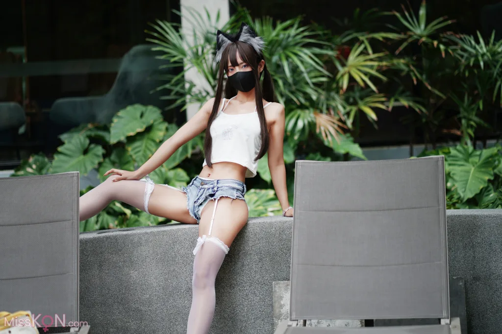 Coser@职业奶妈三水子: 猫猫蓝白比基尼 (85 photos ) 17 Coser@职业奶妈三水子: 猫猫蓝白比基尼 (85 photos ) 17