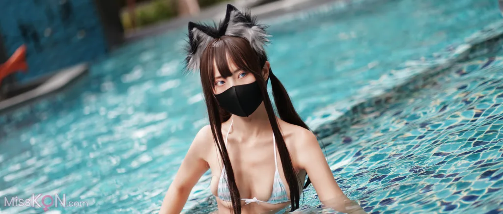 Coser@职业奶妈三水子: 猫猫蓝白比基尼 (85 photos ) 2 Coser@职业奶妈三水子: 猫猫蓝白比基尼 (85 photos ) 2