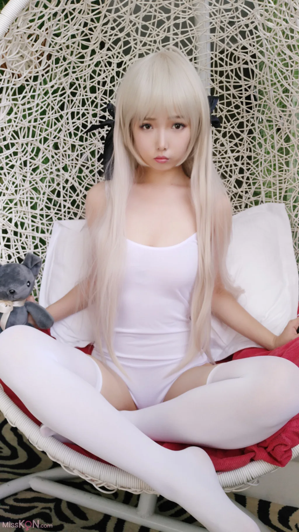Coser@雯妹不讲道理: 黑贞德穹妹 (64 photos) 