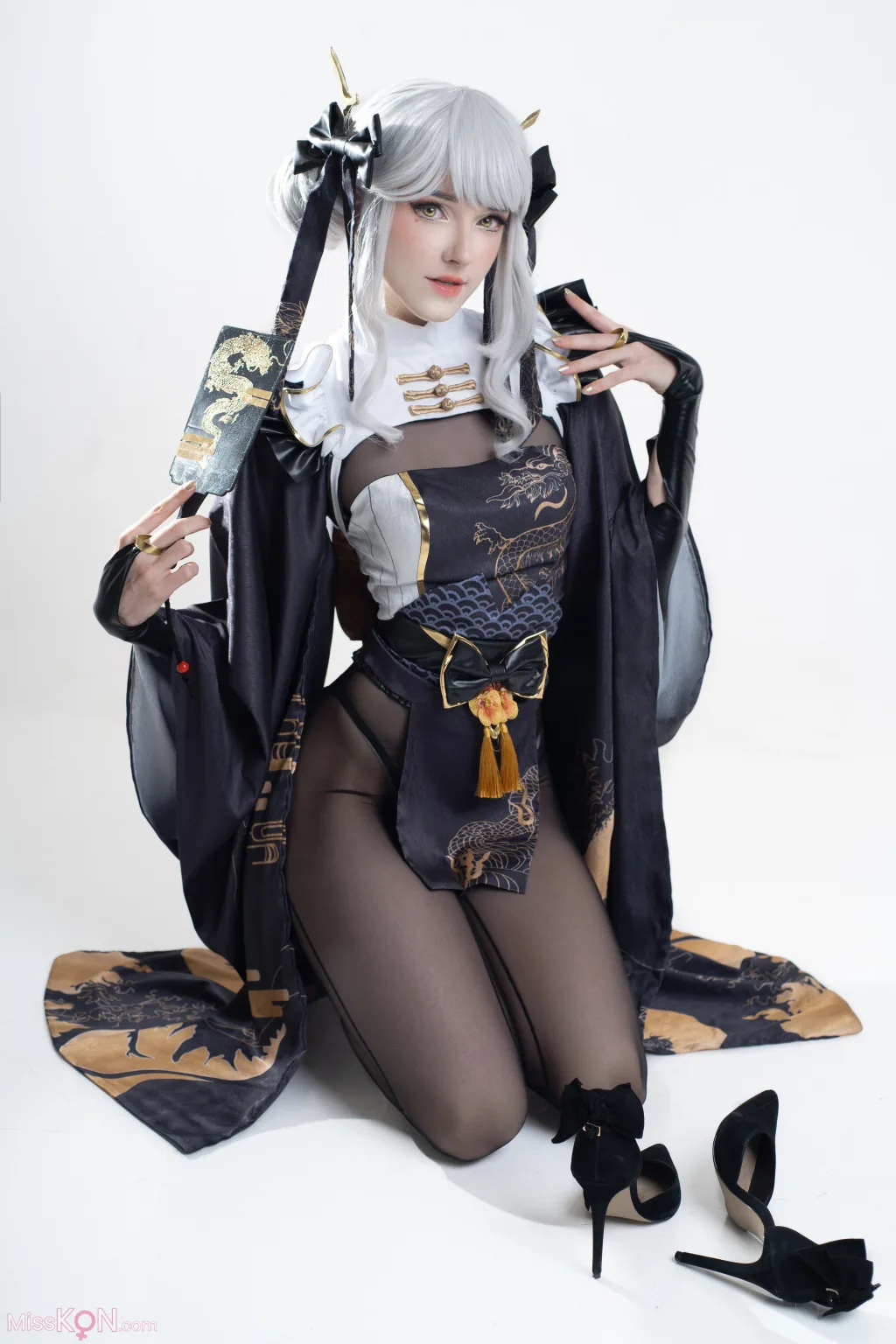 Coser@Candy_Ball: Blanc White Rabbit NIKKE (67 photos) 
