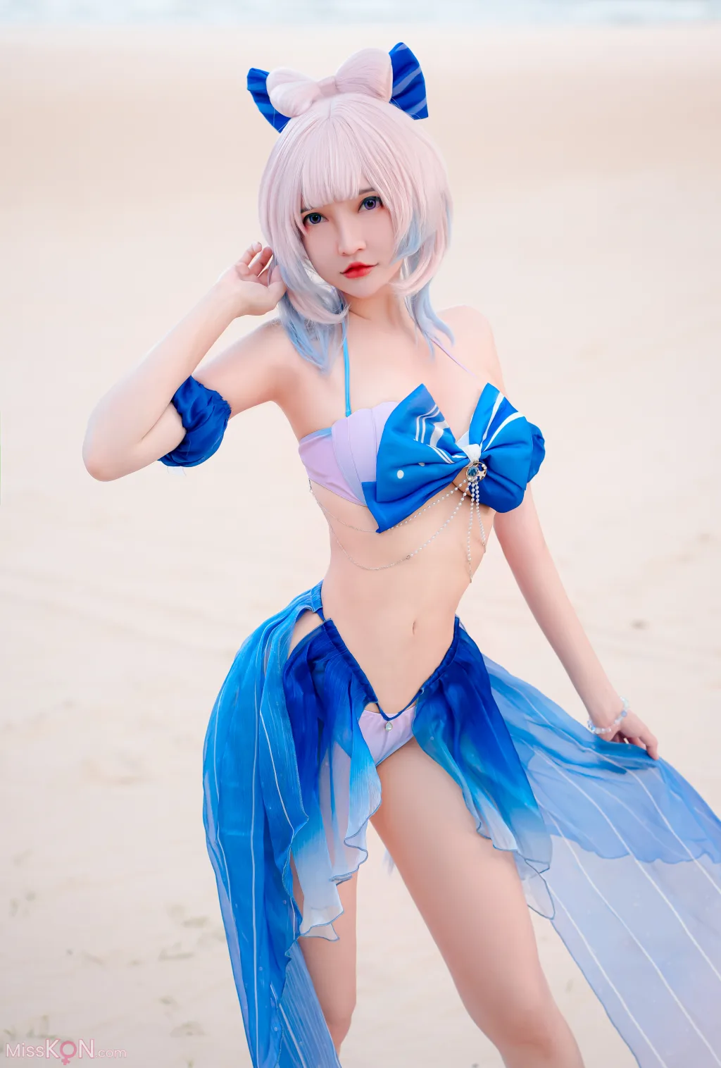 Coser@Potato Godzilla: Kokomi Bikini (22 photos) 