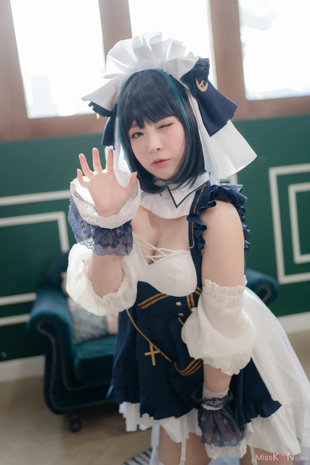 Yuna (유나): Vol.7 AzurLane HMS Cheshire (99 photos) 