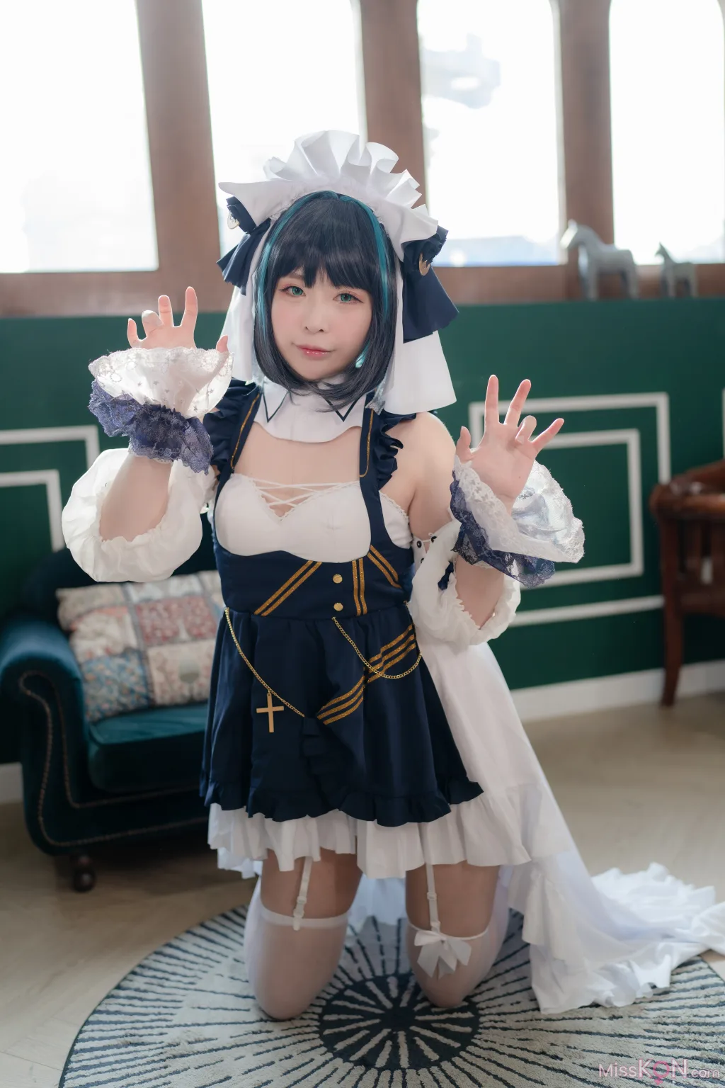 Yuna (유나): Vol.7 AzurLane HMS Cheshire (99 photos) 