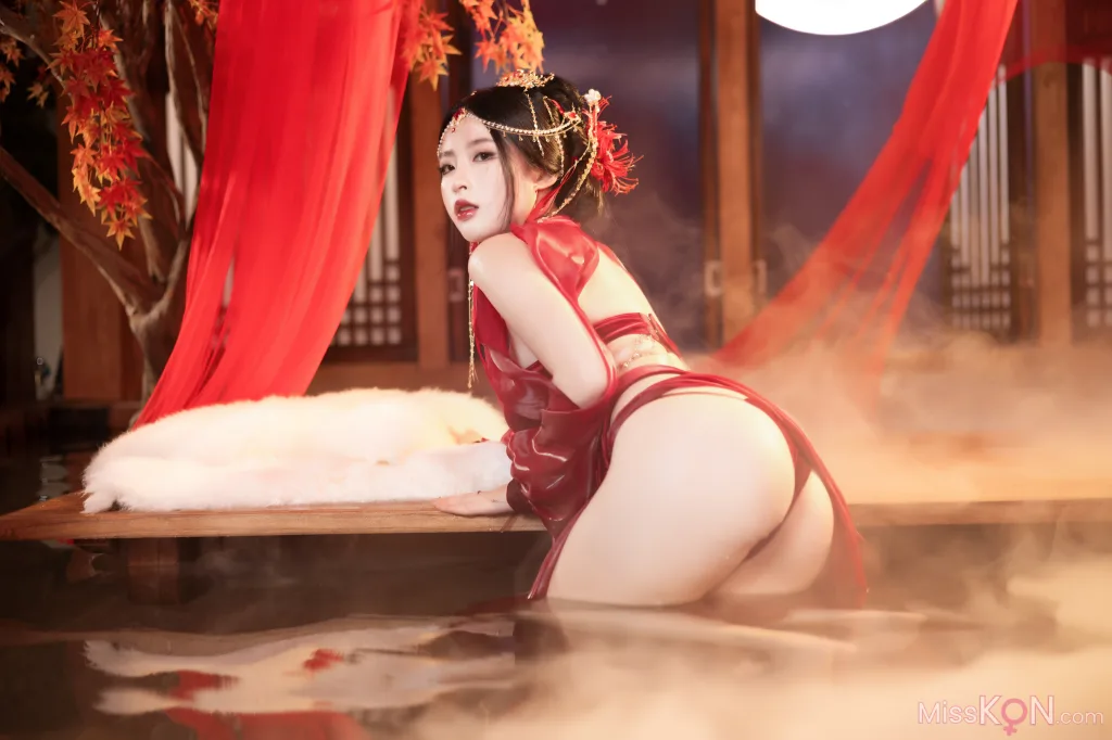 Coser@清水由乃: 月下舞姬 (58 photos) 