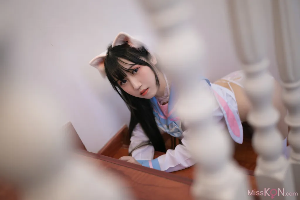 Coser@不呆猫: 白色兔子JK (63 photos) 14 Coser@不呆猫: 白色兔子JK (63 photos) 14