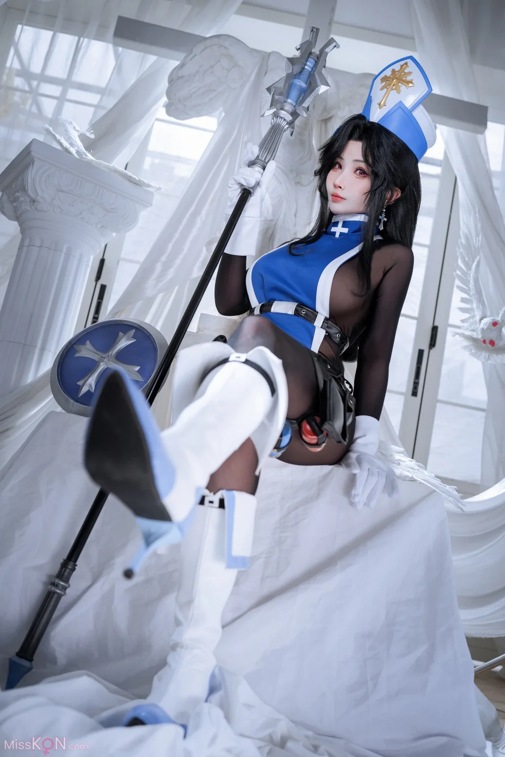 Coser@rioko凉凉子: 胜利女神：妮姬 梅登 冰玫瑰 (45 photos)