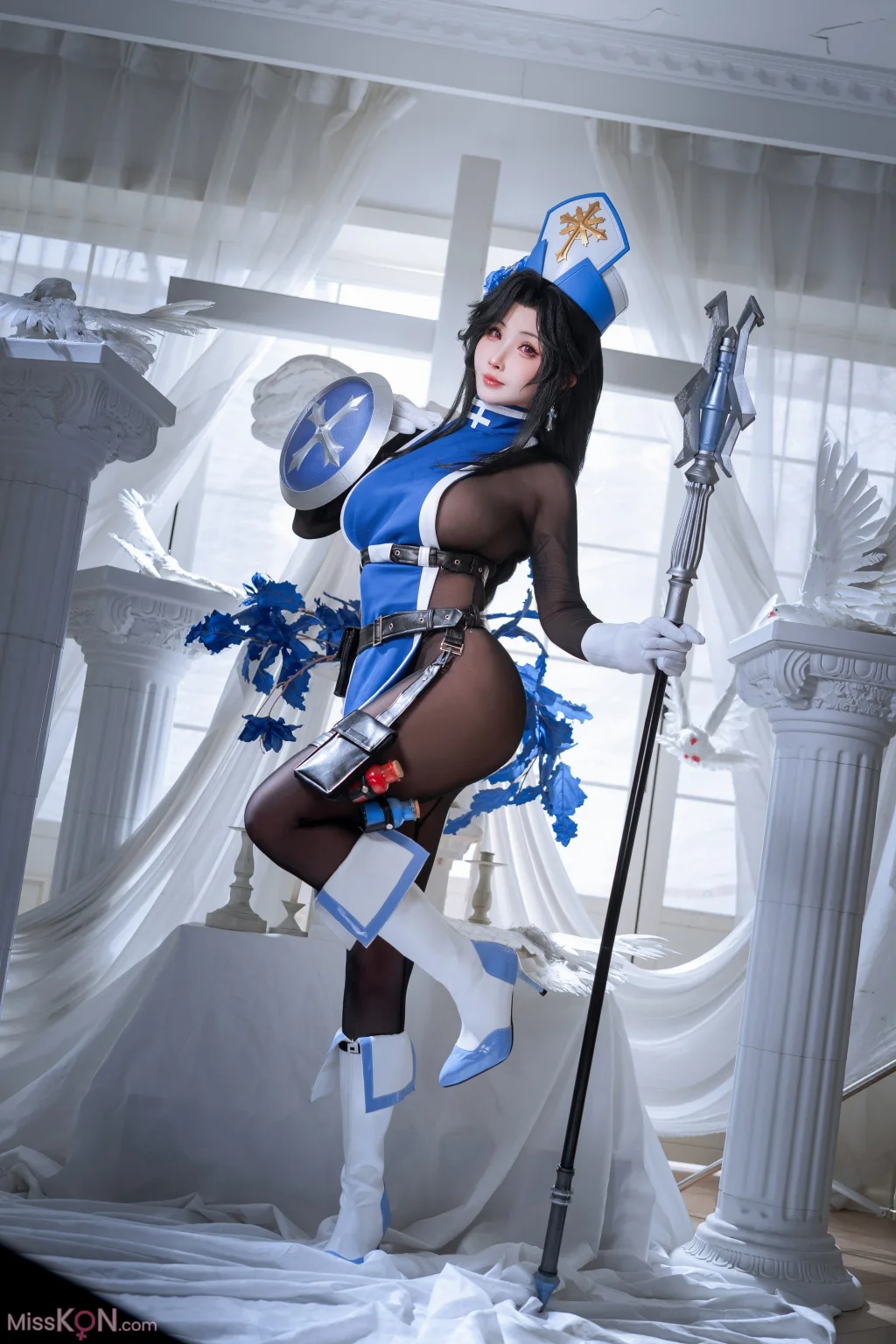 Coser@rioko凉凉子: 胜利女神：妮姬 梅登 冰玫瑰 (45 photos)