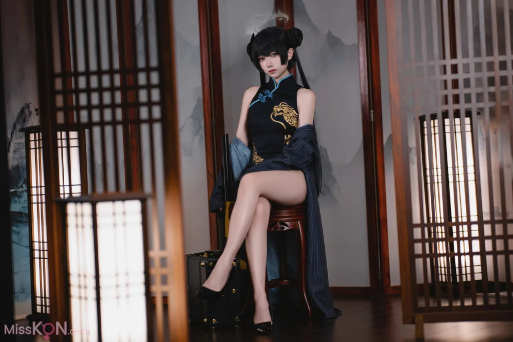 Coser@小木曾AYA: 蔚蓝档案 妃咲 (33 photos)