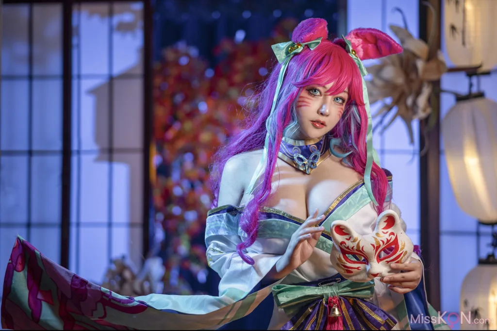 Coser@KANEKO_咔喵: 英雄联盟 灵魂莲华 阿狸 (17 photos )