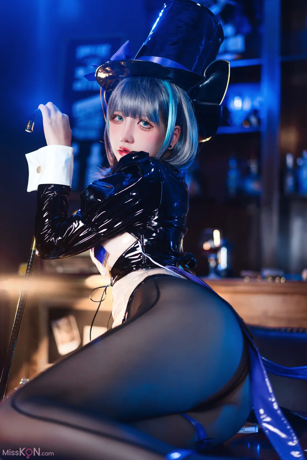 Coser@阿薰kaOri: 碧蓝航线 柴郡 魔术师 (96 photos + 13 videos)