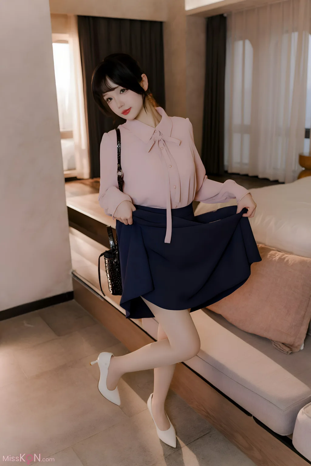 Coser@雪晴Astra: 肉丝通勤OL (71 photos + 1 video)