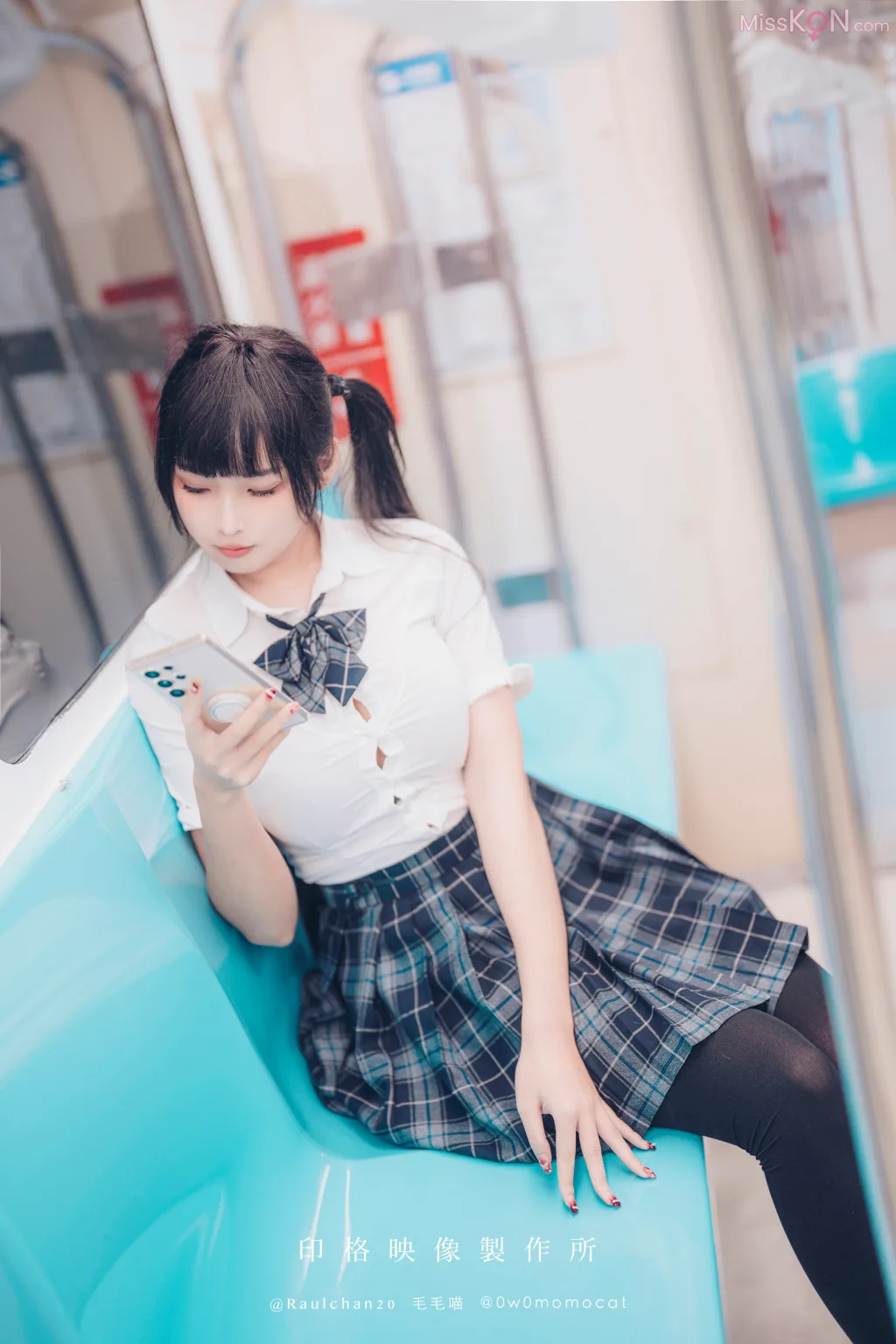 Coser@慕慕Momo: 電車通學少女完整版 (64 photos ) 