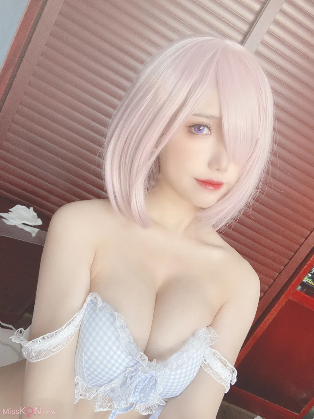 Coser@芋圆侑子: 蓝格子小清新 (22 photos) 