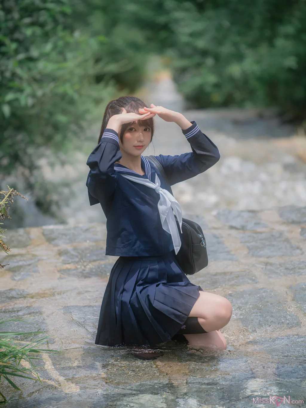 Coser@NAGISA魔物喵: 川で水遊び (110 photos) 1 Coser@NAGISA魔物喵: 川で水遊び (110 photos) 1